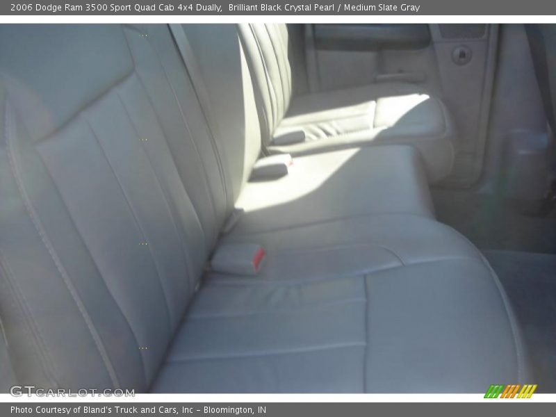 Brilliant Black Crystal Pearl / Medium Slate Gray 2006 Dodge Ram 3500 Sport Quad Cab 4x4 Dually