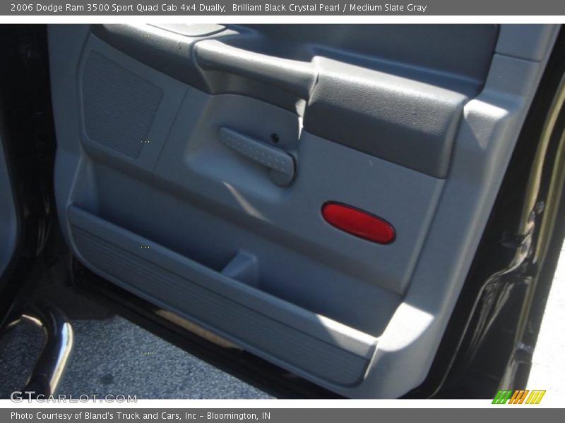 Brilliant Black Crystal Pearl / Medium Slate Gray 2006 Dodge Ram 3500 Sport Quad Cab 4x4 Dually