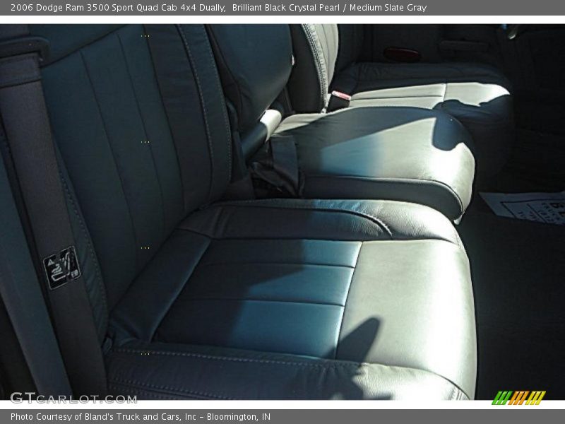 Brilliant Black Crystal Pearl / Medium Slate Gray 2006 Dodge Ram 3500 Sport Quad Cab 4x4 Dually