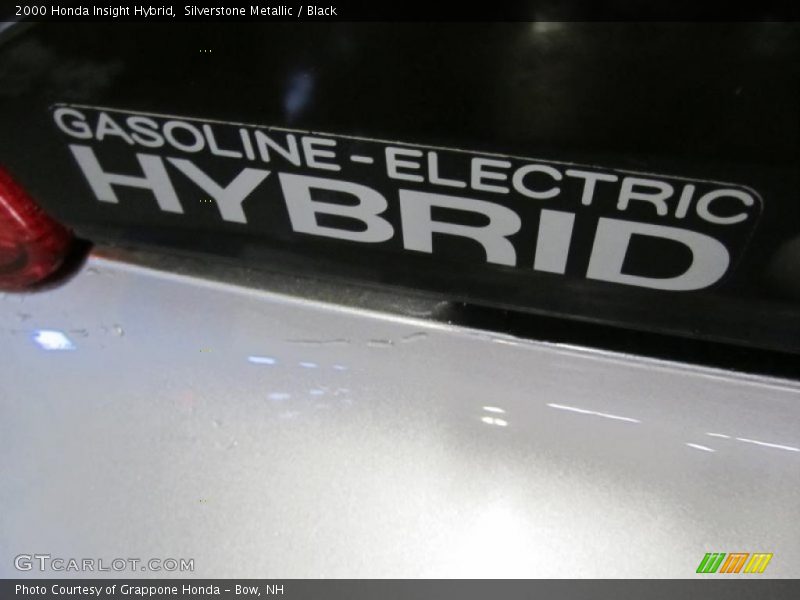 Silverstone Metallic / Black 2000 Honda Insight Hybrid