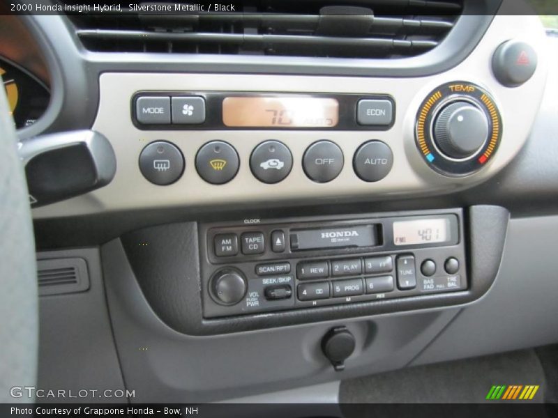 Silverstone Metallic / Black 2000 Honda Insight Hybrid