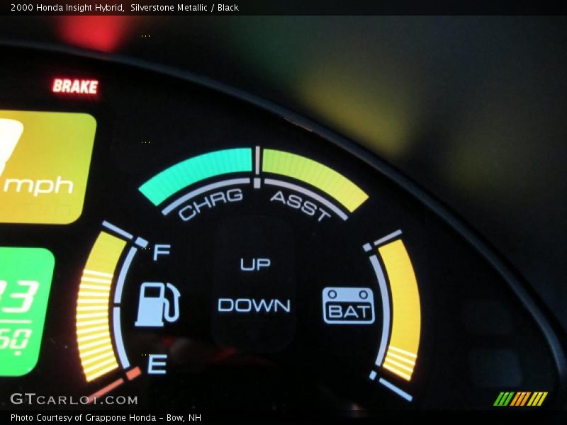 Silverstone Metallic / Black 2000 Honda Insight Hybrid