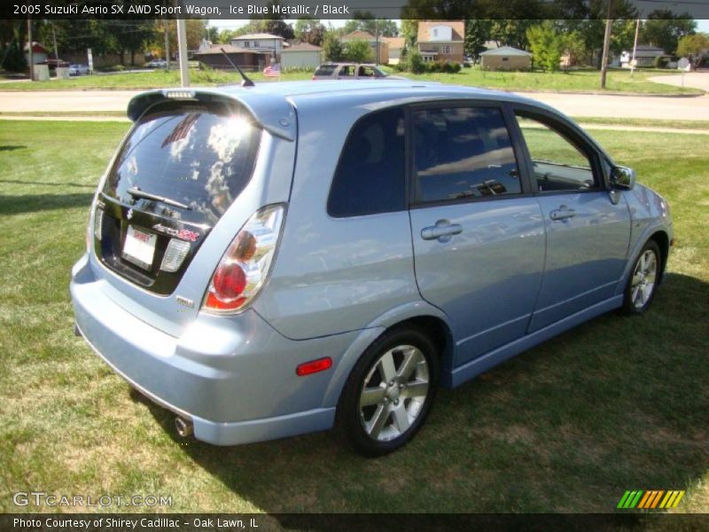 Ice Blue Metallic / Black 2005 Suzuki Aerio SX AWD Sport Wagon