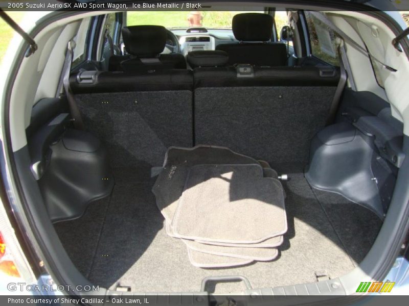 Ice Blue Metallic / Black 2005 Suzuki Aerio SX AWD Sport Wagon