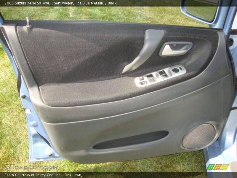 Ice Blue Metallic / Black 2005 Suzuki Aerio SX AWD Sport Wagon