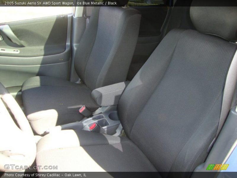 Ice Blue Metallic / Black 2005 Suzuki Aerio SX AWD Sport Wagon