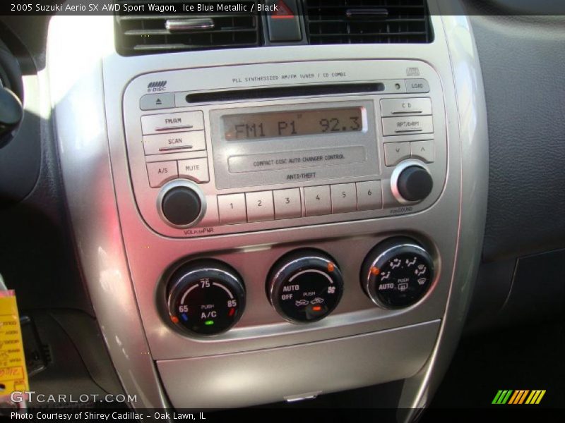 Ice Blue Metallic / Black 2005 Suzuki Aerio SX AWD Sport Wagon