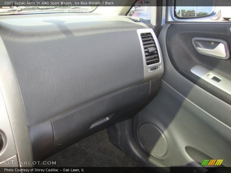 Ice Blue Metallic / Black 2005 Suzuki Aerio SX AWD Sport Wagon