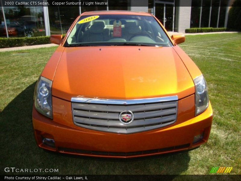 Copper Sunburst / Light Neutral 2003 Cadillac CTS Sedan