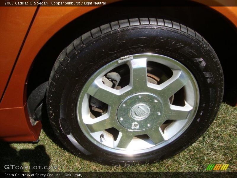 Copper Sunburst / Light Neutral 2003 Cadillac CTS Sedan