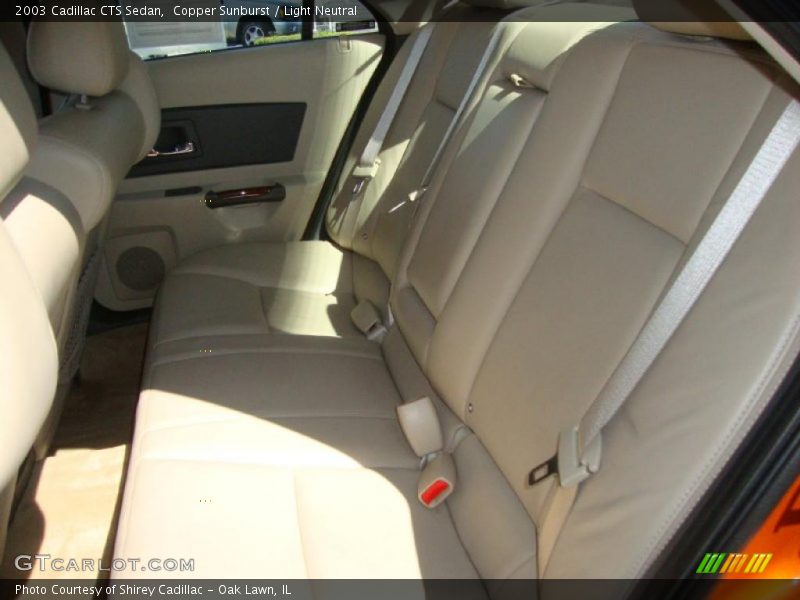 Copper Sunburst / Light Neutral 2003 Cadillac CTS Sedan