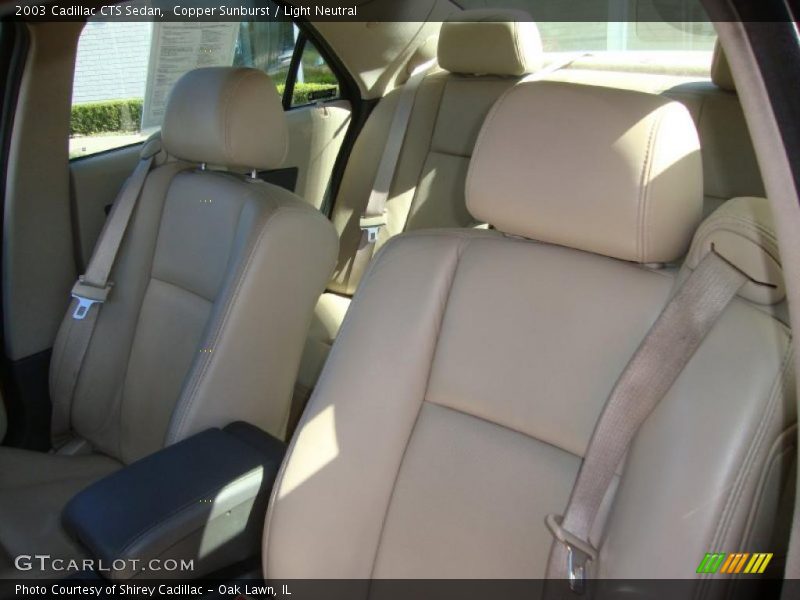 Copper Sunburst / Light Neutral 2003 Cadillac CTS Sedan