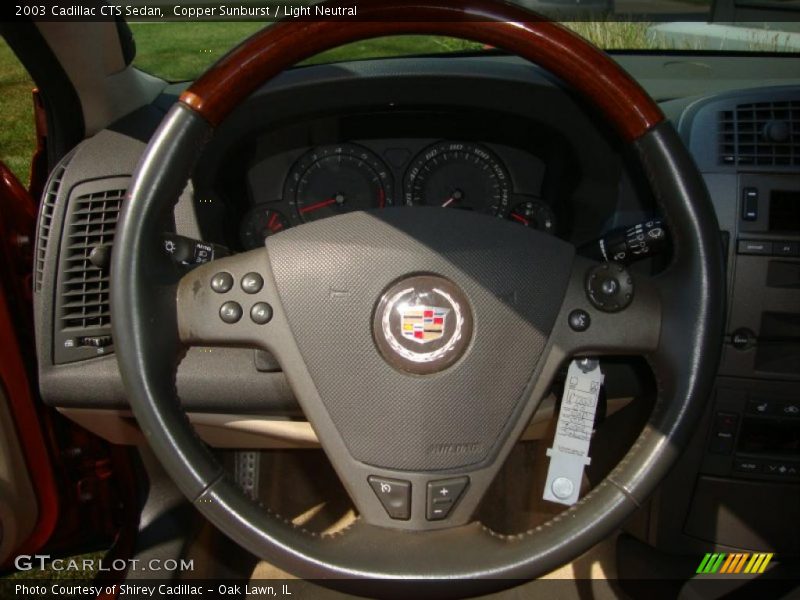 Copper Sunburst / Light Neutral 2003 Cadillac CTS Sedan
