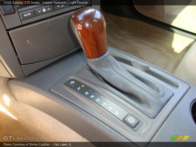 Copper Sunburst / Light Neutral 2003 Cadillac CTS Sedan