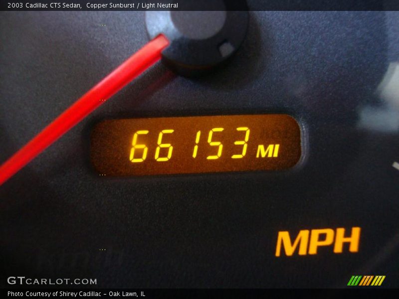 Copper Sunburst / Light Neutral 2003 Cadillac CTS Sedan