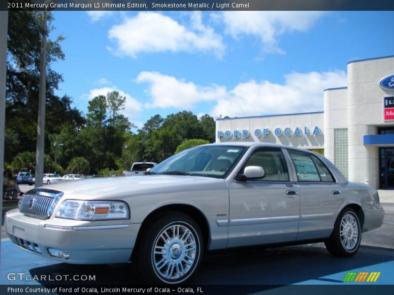 Smokestone Metallic / Light Camel 2011 Mercury Grand Marquis LS Ultimate Edition