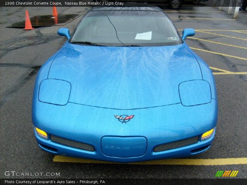 Nassau Blue Metallic / Light Gray 1998 Chevrolet Corvette Coupe