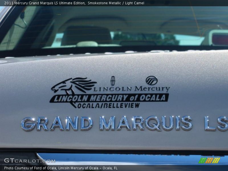 Smokestone Metallic / Light Camel 2011 Mercury Grand Marquis LS Ultimate Edition