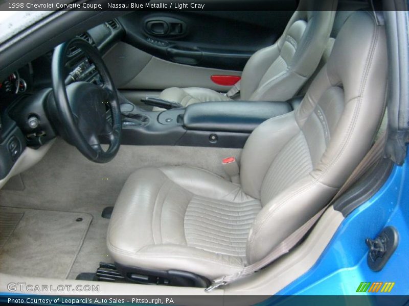 Nassau Blue Metallic / Light Gray 1998 Chevrolet Corvette Coupe
