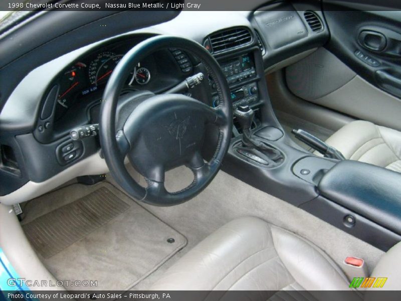 Nassau Blue Metallic / Light Gray 1998 Chevrolet Corvette Coupe