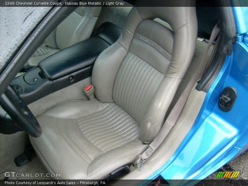 Nassau Blue Metallic / Light Gray 1998 Chevrolet Corvette Coupe