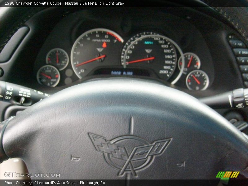 Nassau Blue Metallic / Light Gray 1998 Chevrolet Corvette Coupe