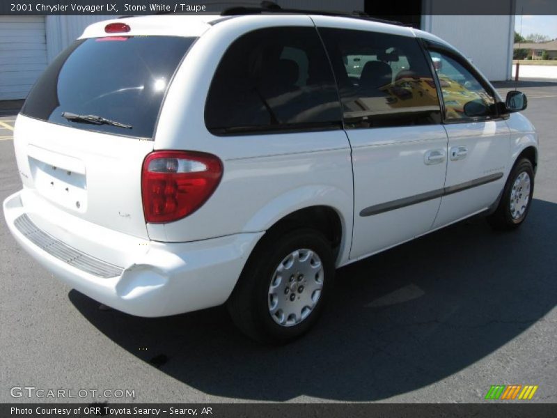 Stone White / Taupe 2001 Chrysler Voyager LX