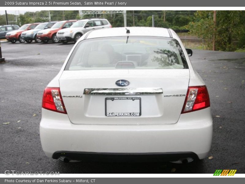 Satin White Pearl / Ivory 2009 Subaru Impreza 2.5i Premium Sedan