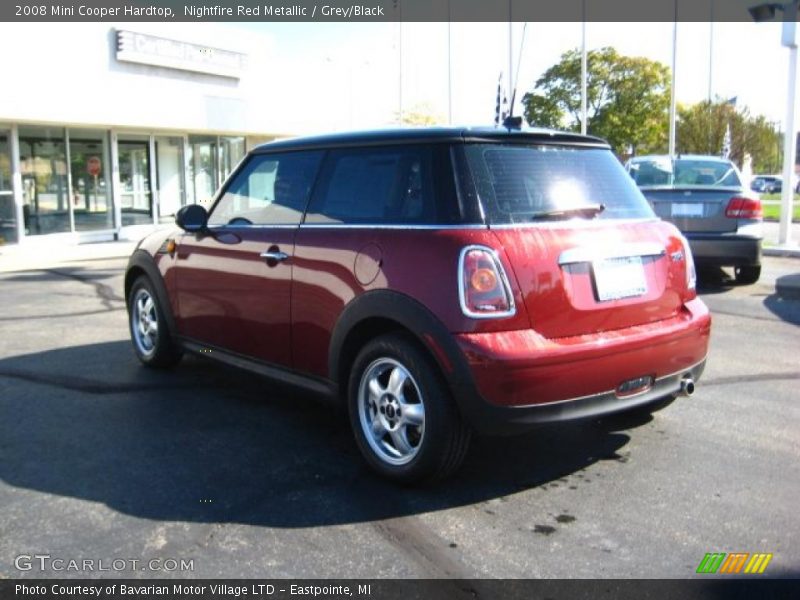 Nightfire Red Metallic / Grey/Black 2008 Mini Cooper Hardtop