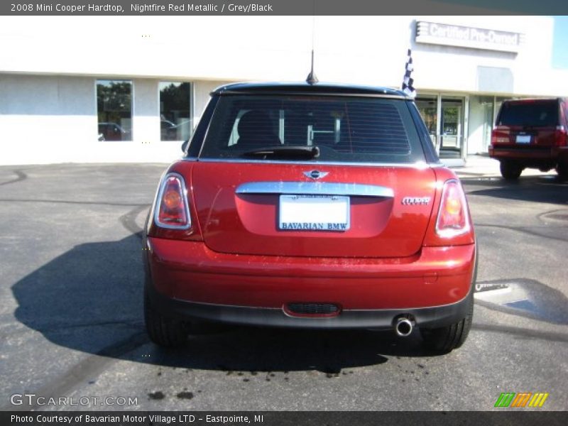 Nightfire Red Metallic / Grey/Black 2008 Mini Cooper Hardtop