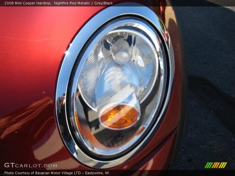 Nightfire Red Metallic / Grey/Black 2008 Mini Cooper Hardtop