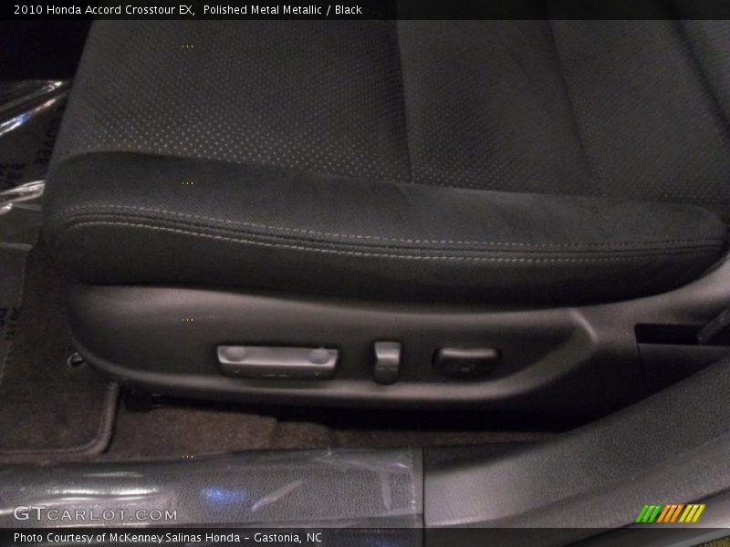 Polished Metal Metallic / Black 2010 Honda Accord Crosstour EX