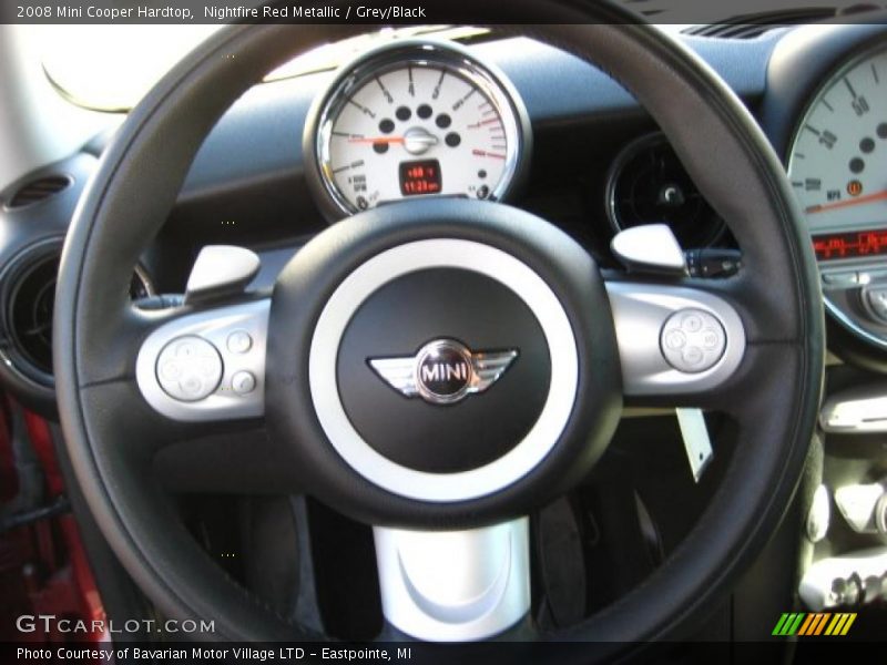 Nightfire Red Metallic / Grey/Black 2008 Mini Cooper Hardtop