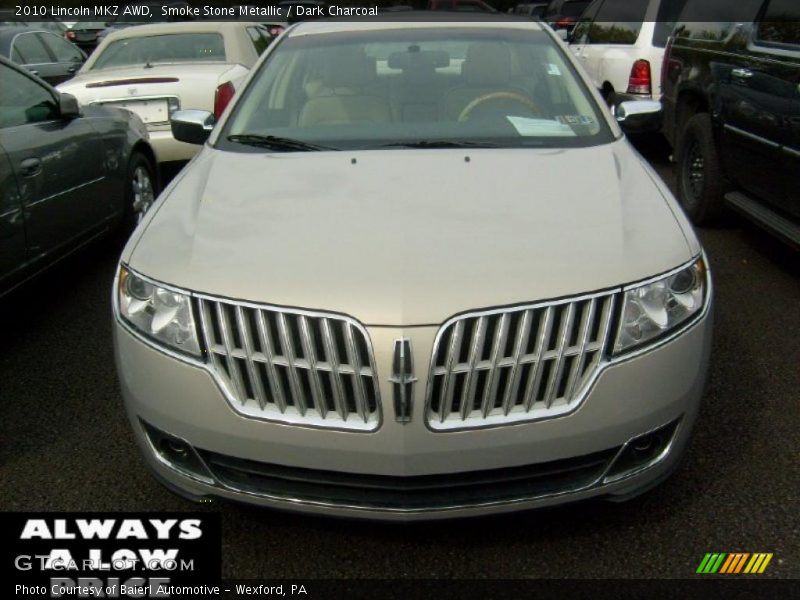 Smoke Stone Metallic / Dark Charcoal 2010 Lincoln MKZ AWD