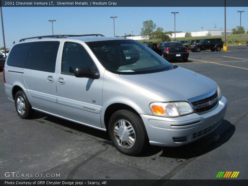 Silvermist Metallic / Medium Gray 2001 Chevrolet Venture LT