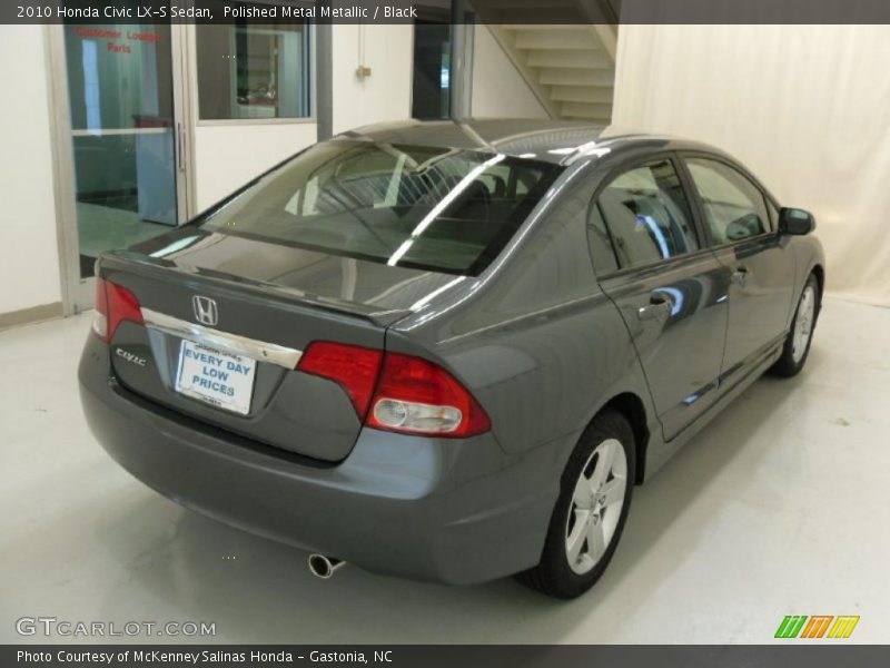 Polished Metal Metallic / Black 2010 Honda Civic LX-S Sedan