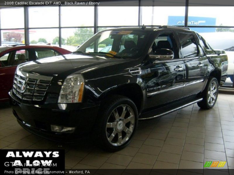 Black Raven / Ebony 2008 Cadillac Escalade EXT AWD