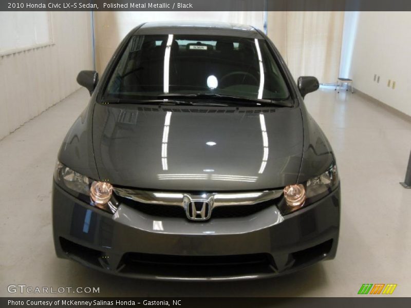 Polished Metal Metallic / Black 2010 Honda Civic LX-S Sedan