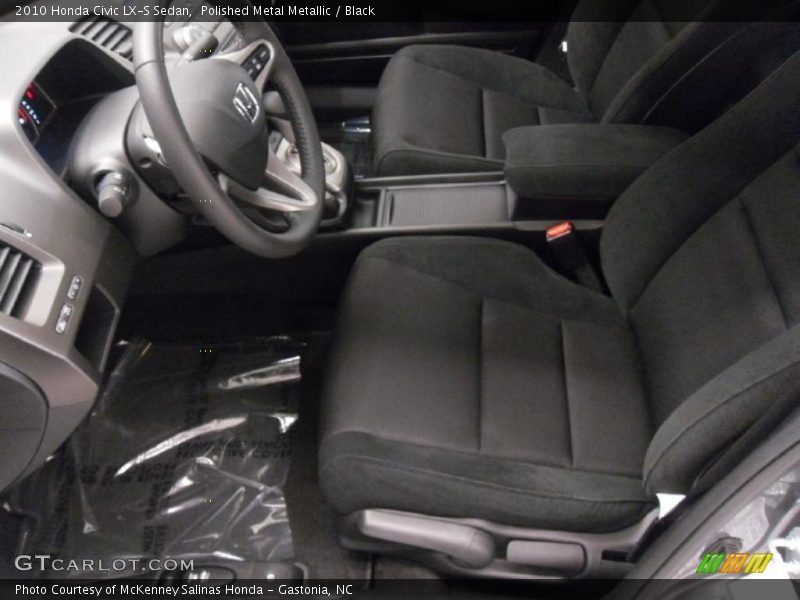 Polished Metal Metallic / Black 2010 Honda Civic LX-S Sedan