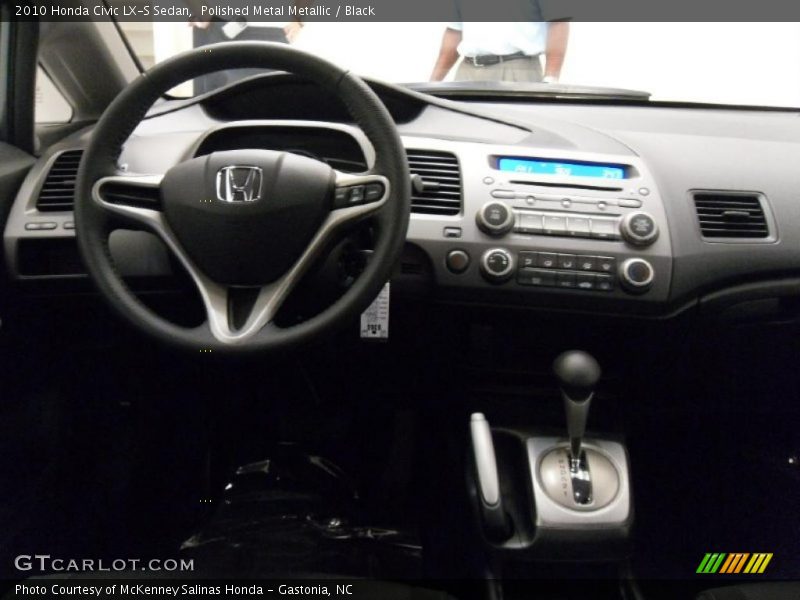 Polished Metal Metallic / Black 2010 Honda Civic LX-S Sedan