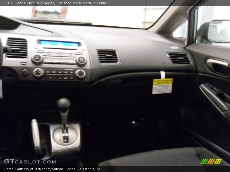 Polished Metal Metallic / Black 2010 Honda Civic LX-S Sedan
