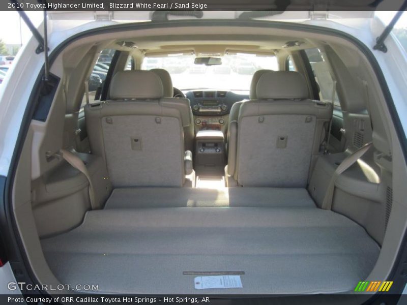 Blizzard White Pearl / Sand Beige 2010 Toyota Highlander Limited