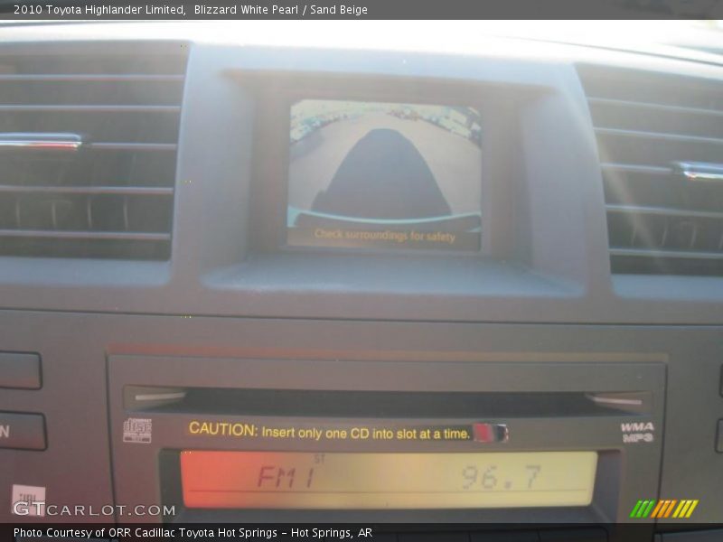 Blizzard White Pearl / Sand Beige 2010 Toyota Highlander Limited