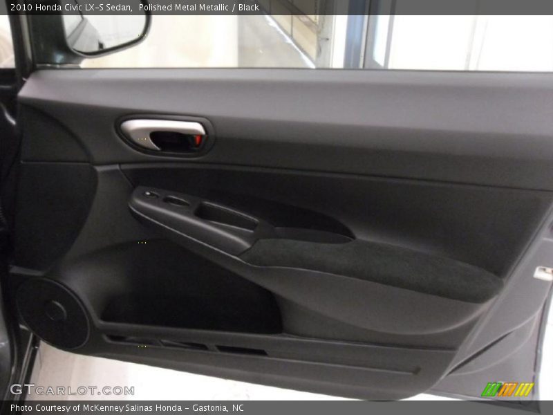 Polished Metal Metallic / Black 2010 Honda Civic LX-S Sedan