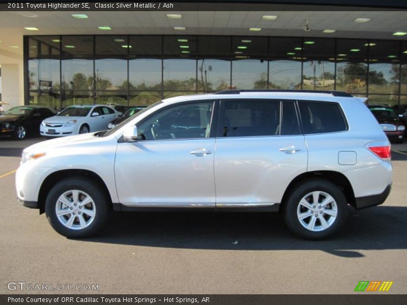Classic Silver Metallic / Ash 2011 Toyota Highlander SE