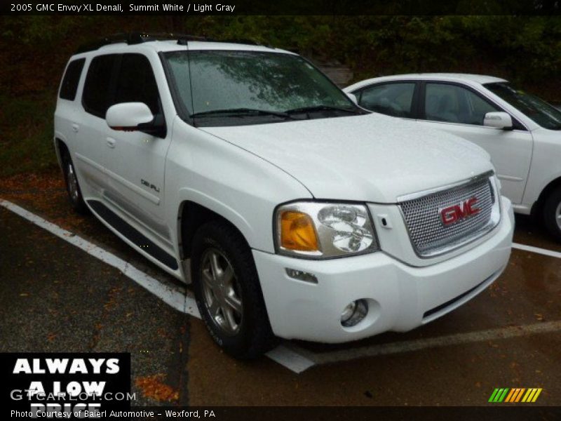 Summit White / Light Gray 2005 GMC Envoy XL Denali