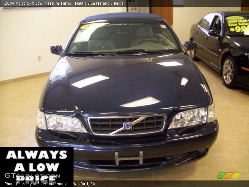 Nautic Blue Metallic / Beige 2004 Volvo C70 Low Pressure Turbo