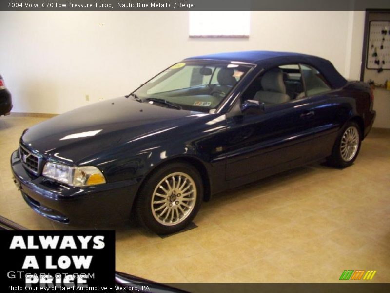 Nautic Blue Metallic / Beige 2004 Volvo C70 Low Pressure Turbo