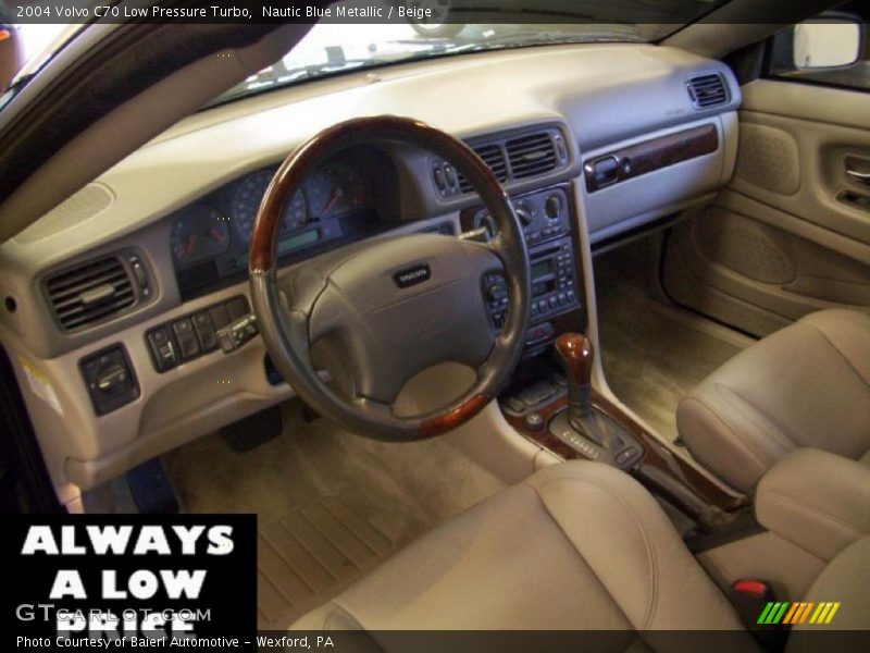 Nautic Blue Metallic / Beige 2004 Volvo C70 Low Pressure Turbo