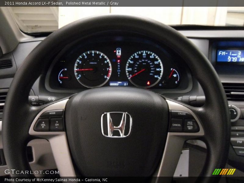 Polished Metal Metallic / Gray 2011 Honda Accord LX-P Sedan